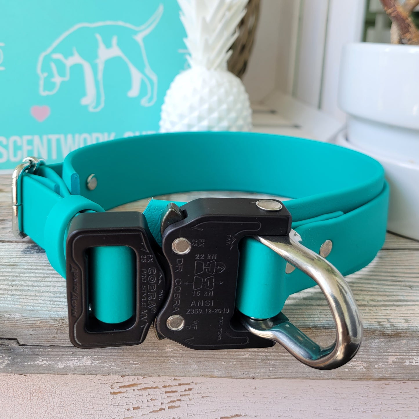 Wide 1.5" Pro Cobra BioThane® Collar