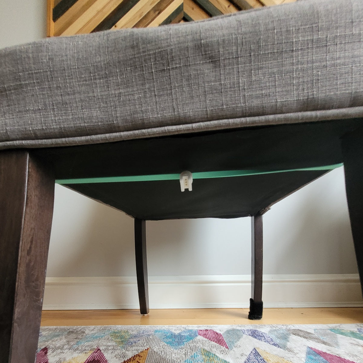 Pairing under a chair