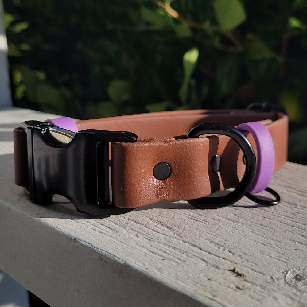 Medium brown and amethyst