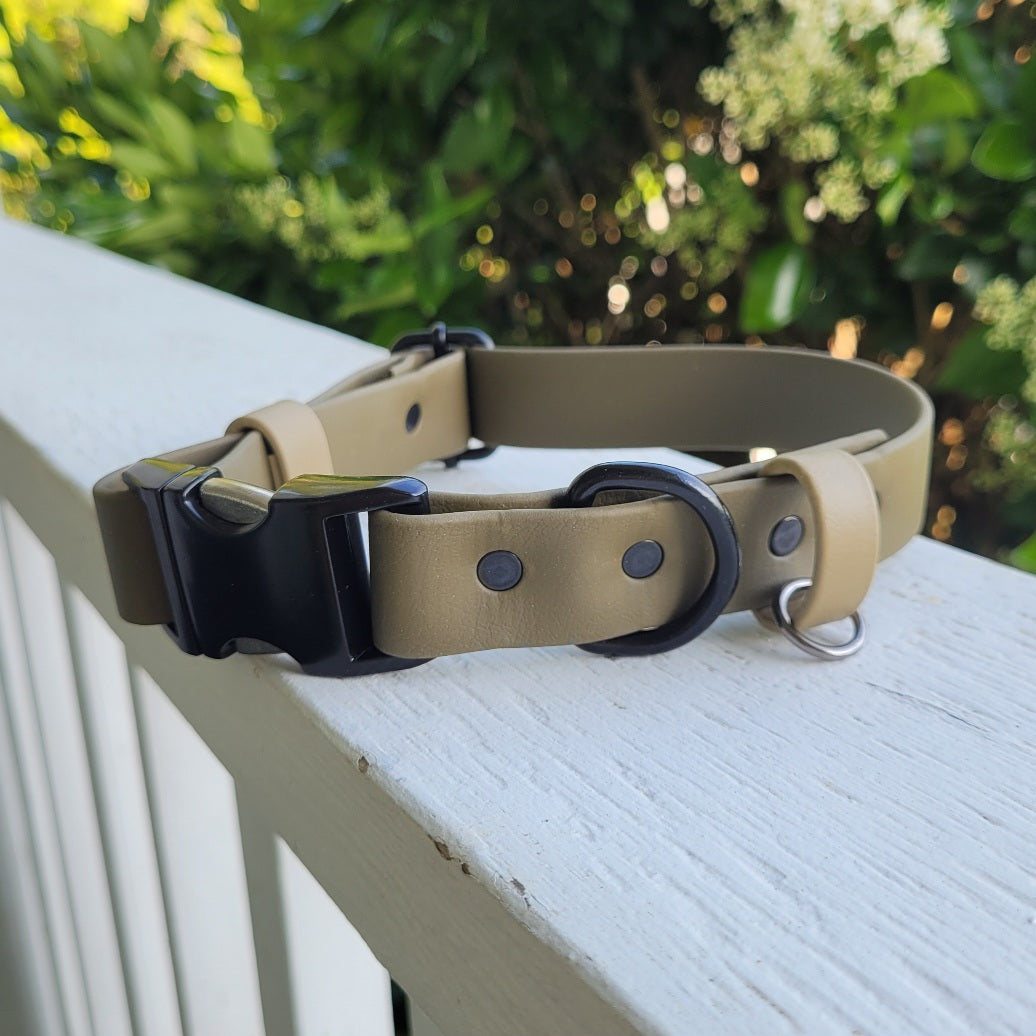 Olive green & Sahara tan