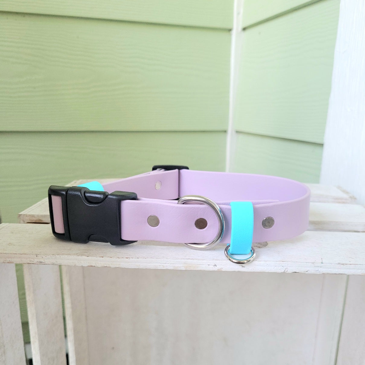 Lavender and sky blue