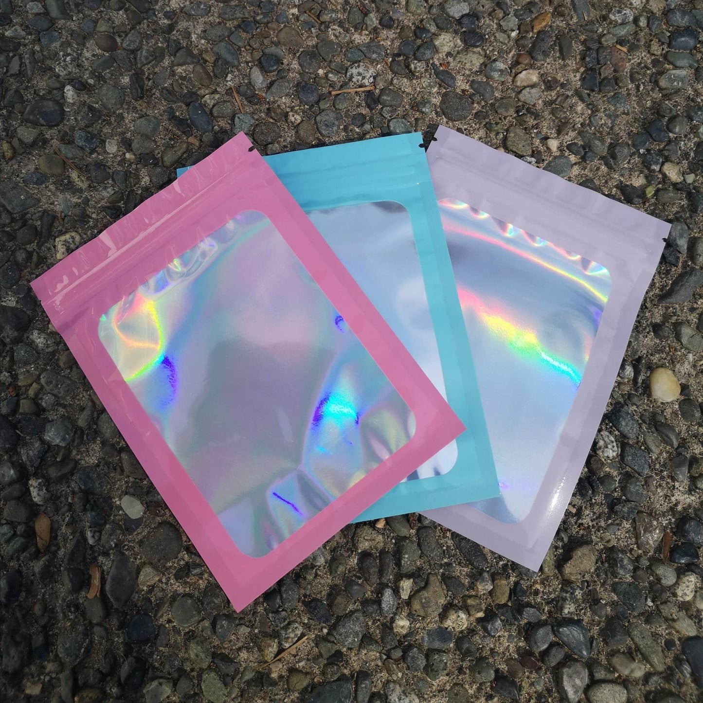 Pastel mylar bags (6 Pack)