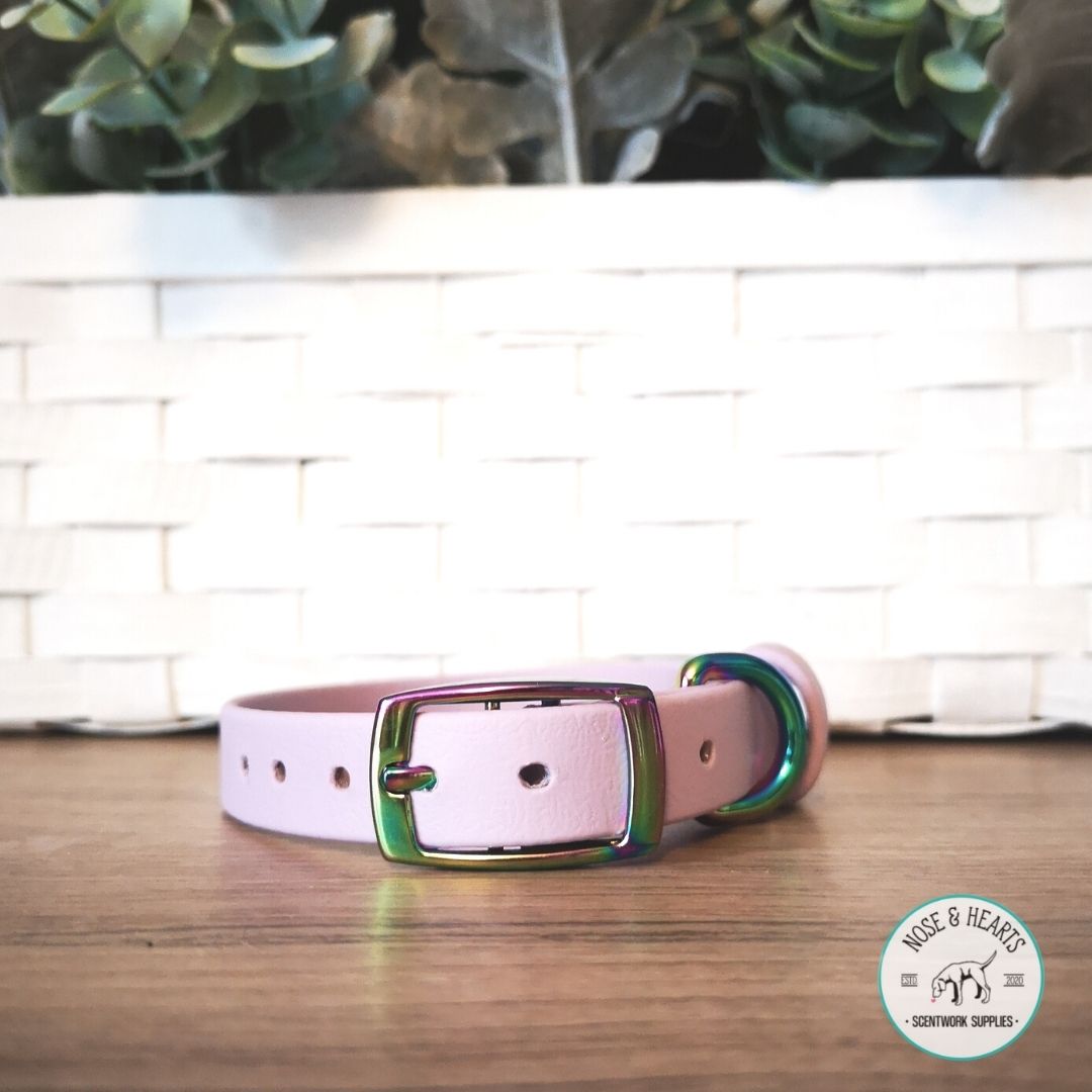 Lavender and rainbow hardware