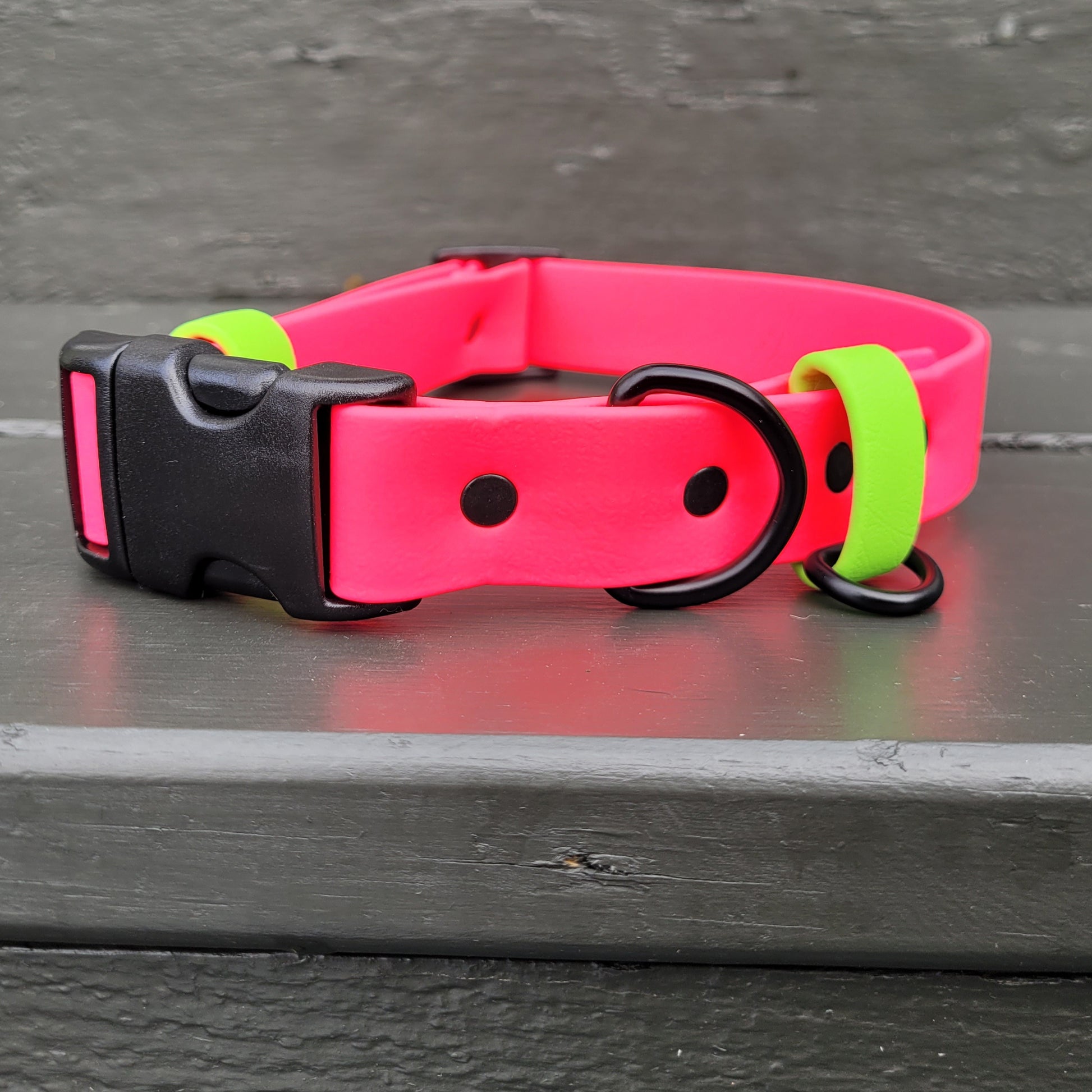 Magenta pink and lime green 