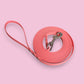 Coral pink with 3" clasp. 15 ft.