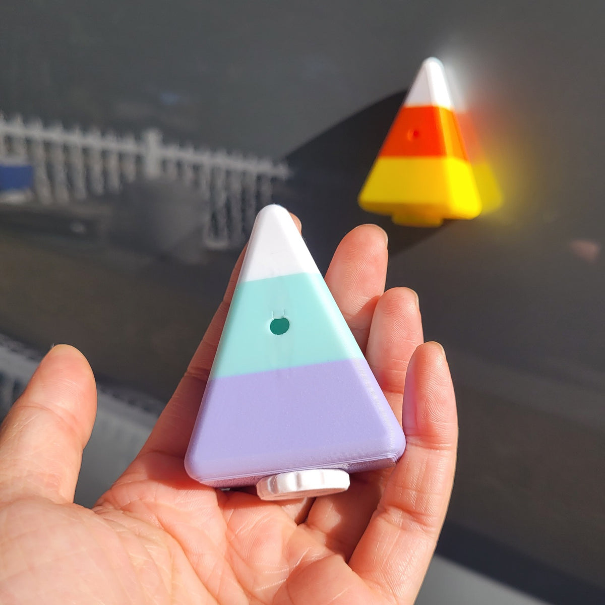 Candy Corn Vessels for Scentwork in classic and midnight colourways