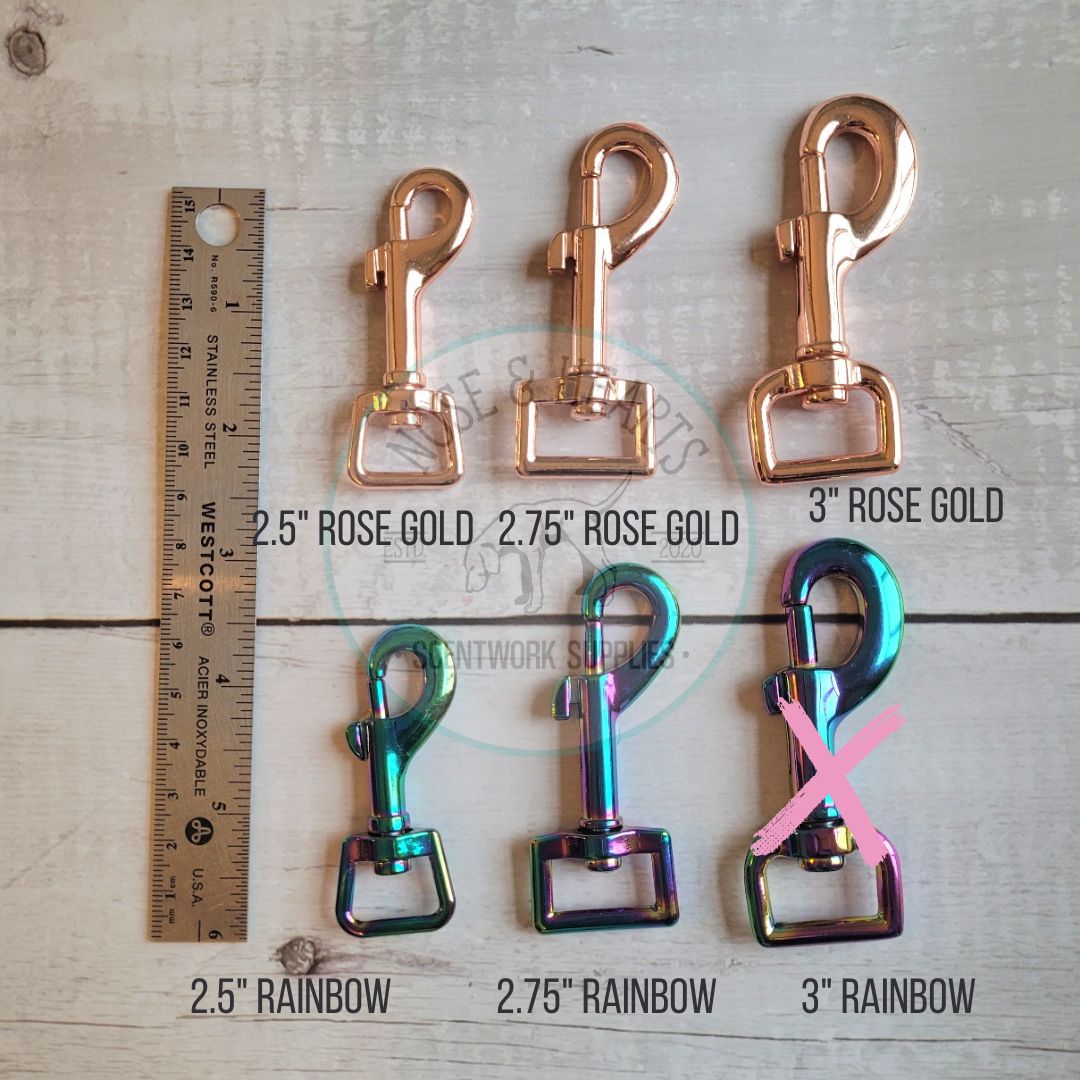 1/2" wide Short BioThane®  Traffic Leash