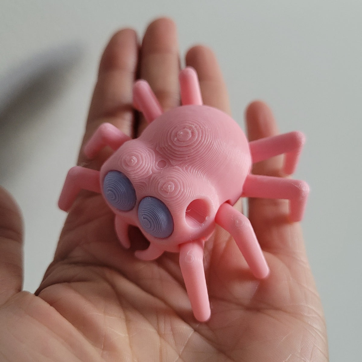 A cute Pink Spider Vessel for nosework dogs