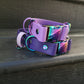 Top to bottom: Amethyst with amethyst strap. Purple with lavender strap.