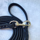 Black with stainless steel clasp, 10 ft