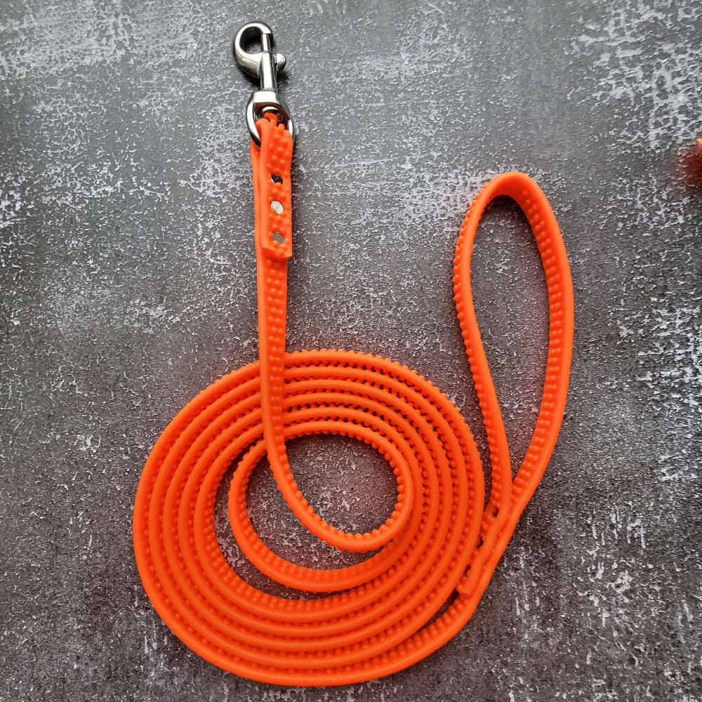 12ft Neon orange with Stainless Steel Clasp 3" 