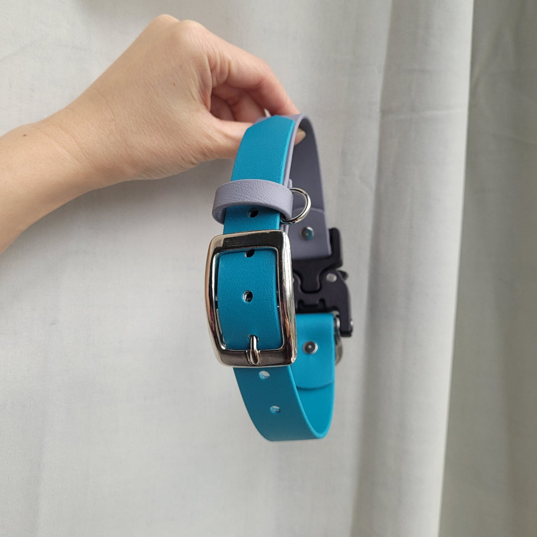 Blue lagoon and grey