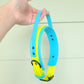Sky blue (Wide colour) & neon yellow (front colour) in size medium.   