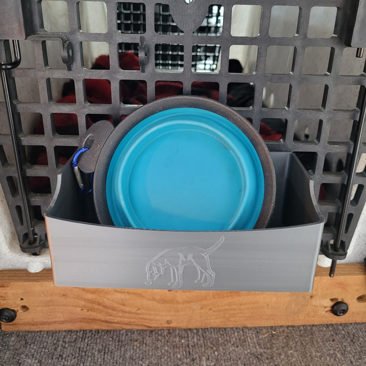 Items in basket not included - Metallic Grey - shown on XL Ruffland