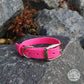 Magenta & silver hardware