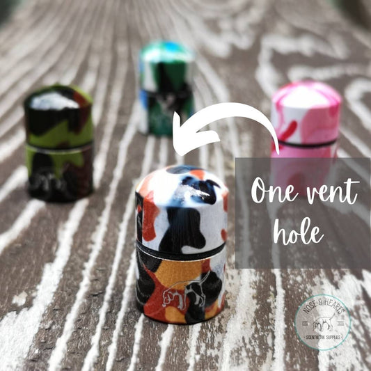 Camo design in Jungle, Desert, Blue and Pink